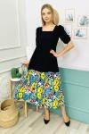 146993 Kare Yaka Maxi Elbise
